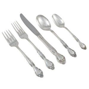 Vintage Oneida Affection Silverplate Flatware Set 1960 NOS 5 Piece Place Setting